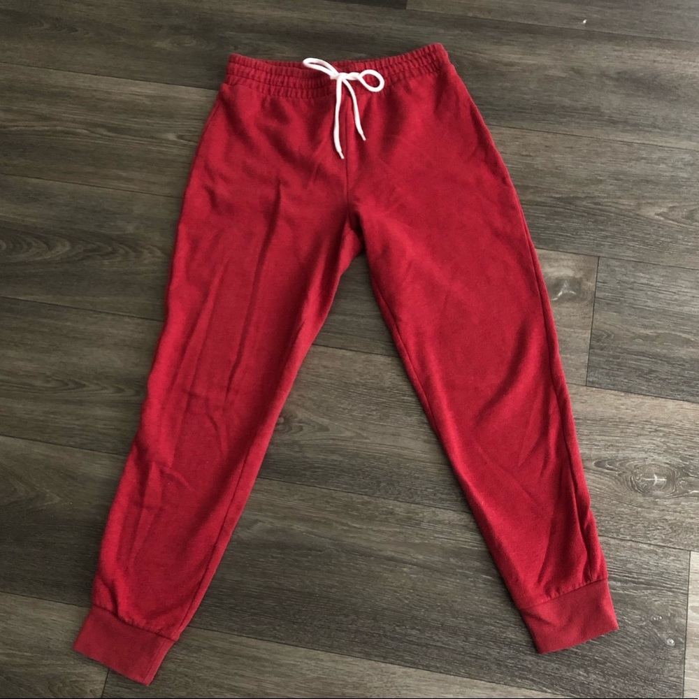 Forever 21 Red Sweats